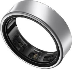 Samsung - Galaxy Ring – Size Before You Buy – Size 10 - Titanium Silver - (2024) - Front_Zoom