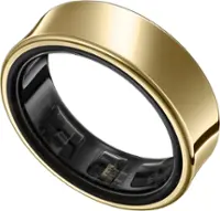 Samsung - Galaxy Ring – Size Before You Buy – Size 10 - Titanium Gold - Front_Zoom