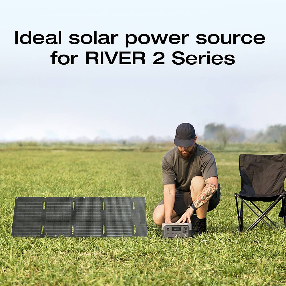 Ideal solar power source for RIVER 2 Series