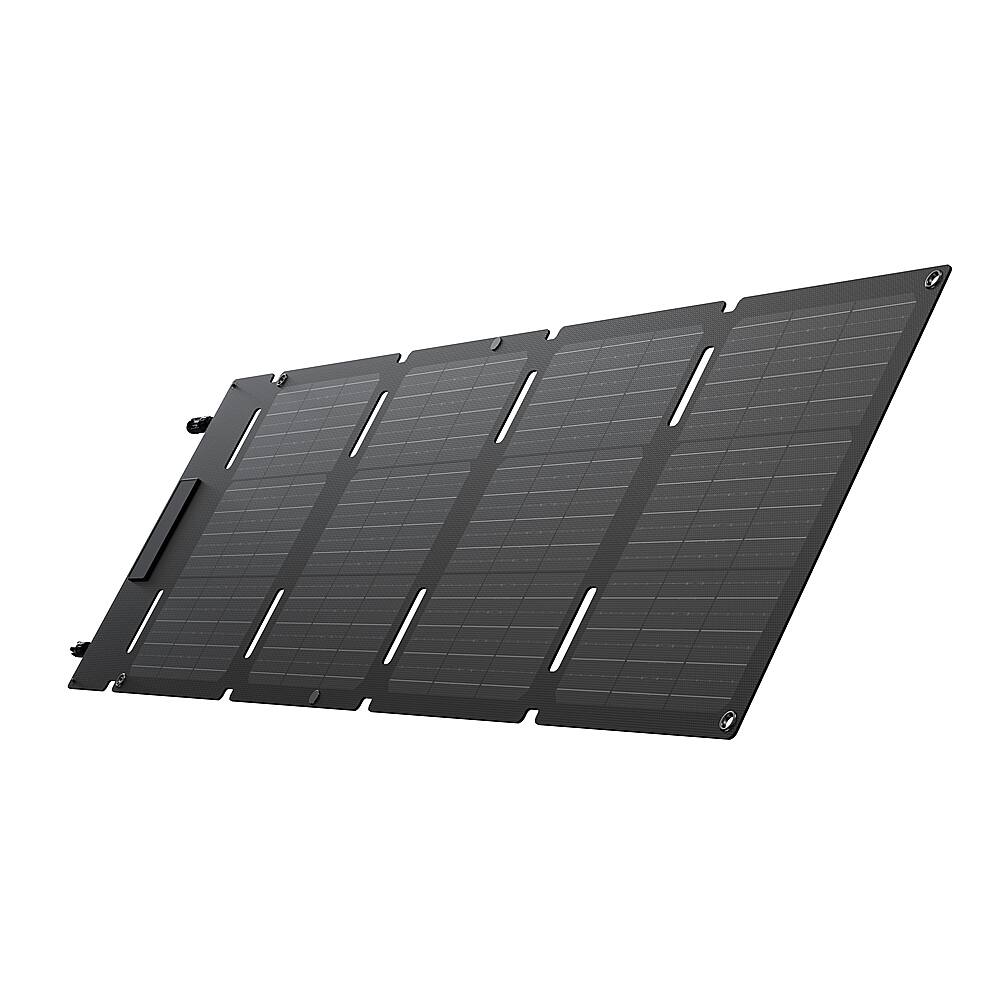 Alt View 1. EcoFlow - 45W Solar Panel - Black.
