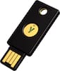 Front. Yubico - YubiKey 5 NFC - Two-Factor authentication (2FA) Security Key, Connect via USB-A or NFC, FIDO Certified - Black.
