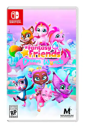 Nintendo Switch. Fantasy Friends Dream Worlds. Rating pending. Cote en attente. RP ESRB M. Maximum Entertainment. - RP (Rating Pending)