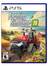 Farming Simulator 25 is a video game for the PlayStation 5 console. It is rated E (for Everyone) and is suitable for both children and adults. The game requires an internet connection and a PlayStation Plus subscription for online multiplayer. The MacDon Pack is included as a bonus, and the game is developed by Giants Software.