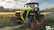 The text on the image reads: "XERION CLARS S 2S CLARS an Farming Simulator 25."
