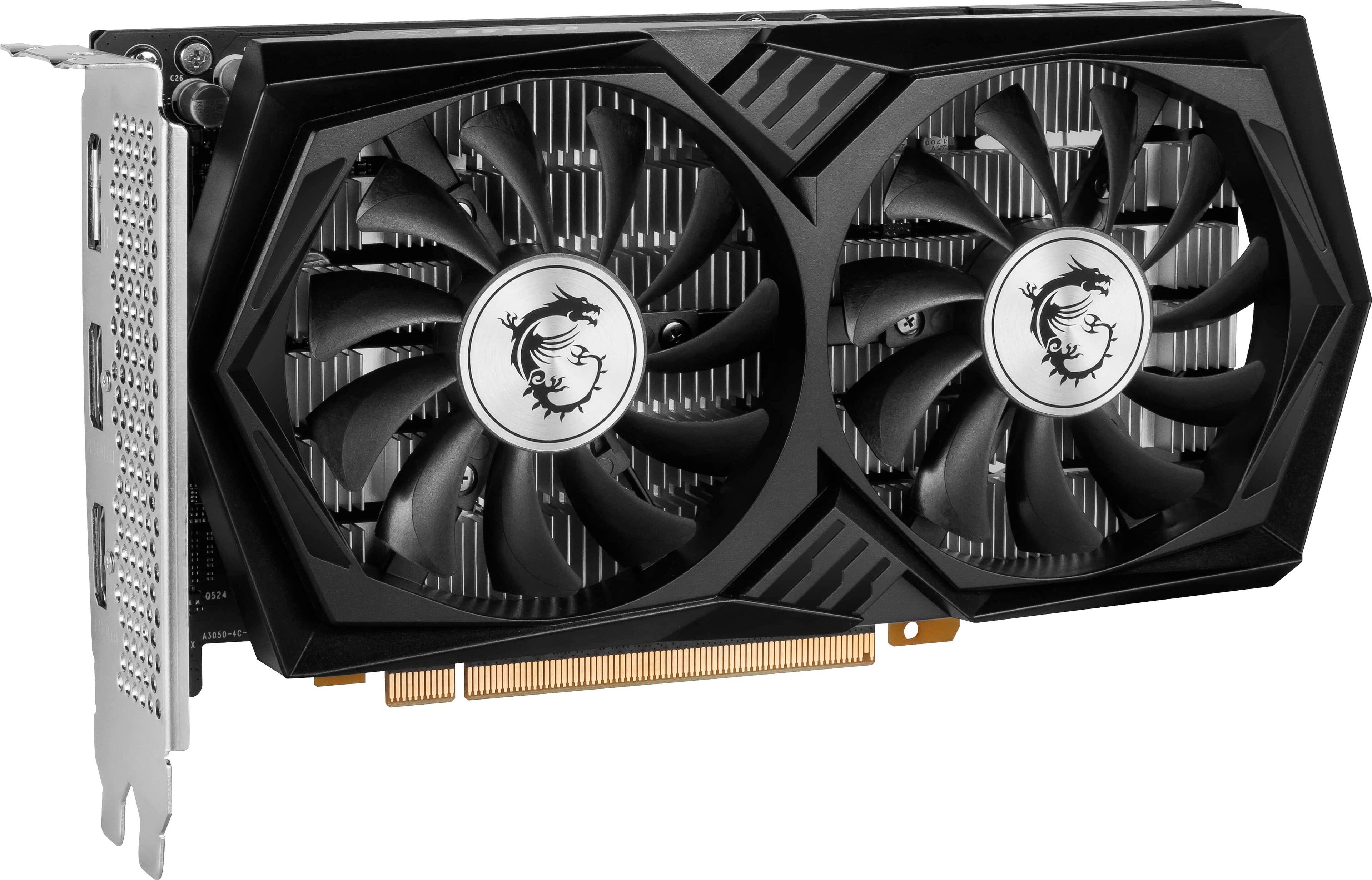 MSI NVIDIA RTX 3050 GAMING X 6G 6GB GDDR6 PCI Express 4.0 Graphics Card ...