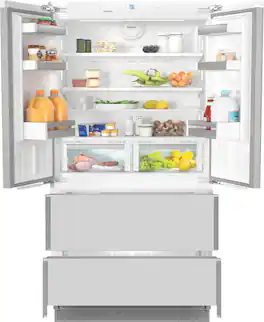 Miele - KFNF 9959 iDE 36" PerfectCool French Door Refrigerator (Panel Ready) - Custom Panel Ready