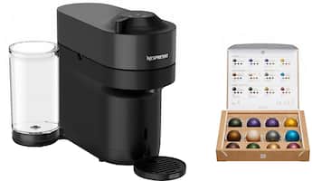 Nespresso Vertuo Pop+ Coffee and Espresso Maker by De'Longhi with Nespresso Vertuo Pop+ Coffee and Espresso Maker by De'Longhi with