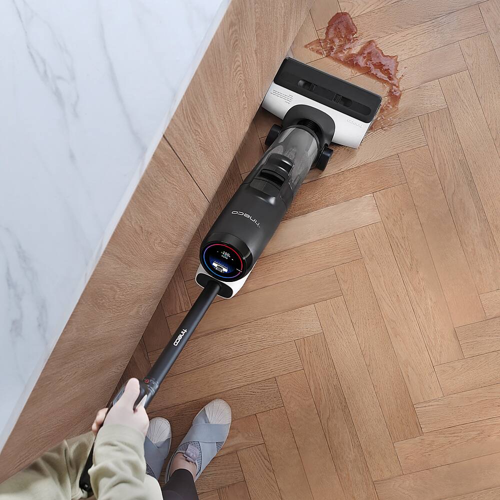 Alt View 14. Tineco - Floor One S6 Extreme Pro – 3 in 1 Mop, Vacuum & Self Cleaning Smart Floor Washer with iLoop Smart Sensorm (Refurbished) - Black.