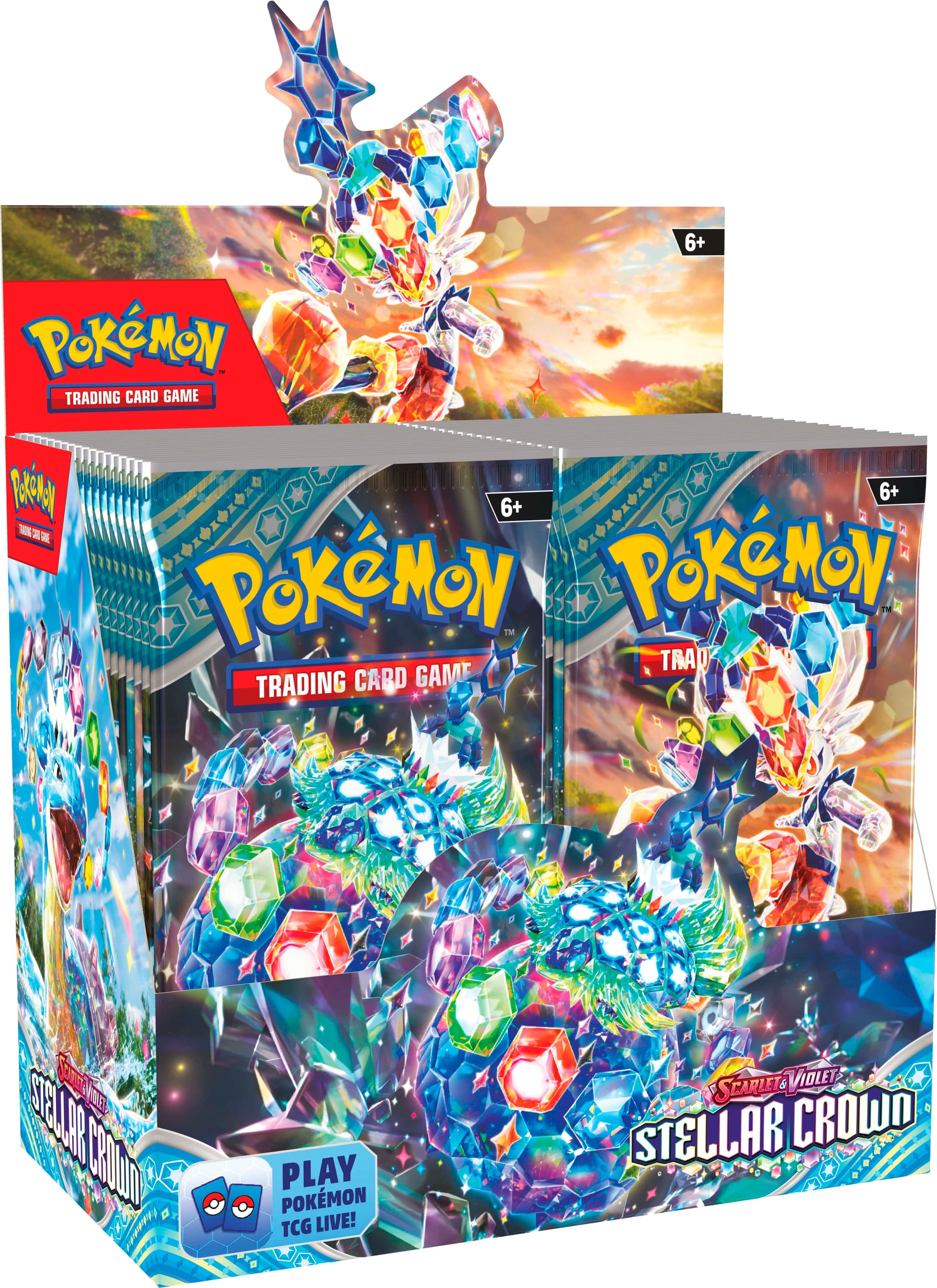 Best Buy Pokémon Trading Card Game Scarlet & Violet Stellar Crown Booster Box 36 Packs 19043279