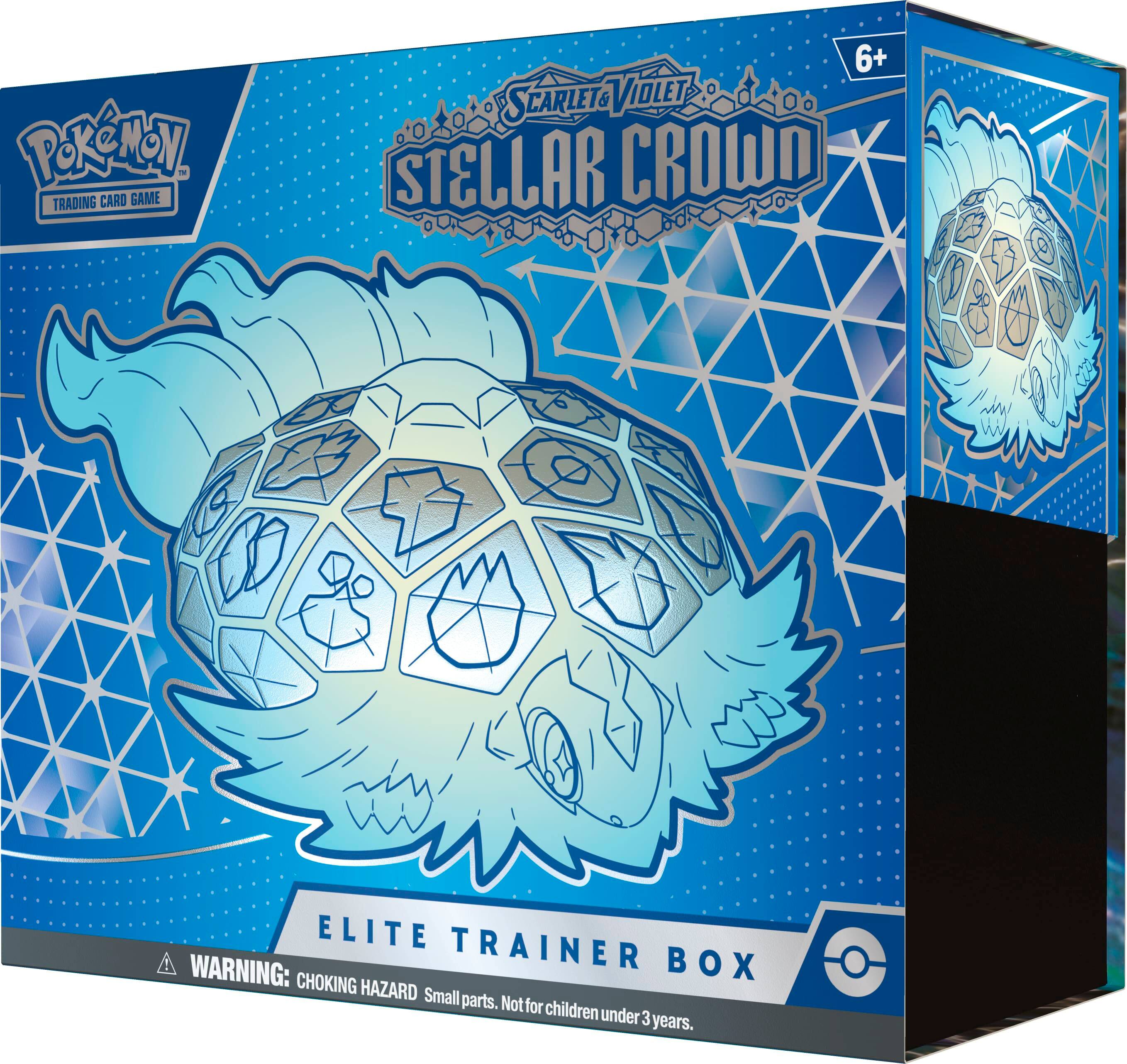 Pokemon - Trading Card Game 6+ Violet 0 Scarlet Stellar Crown Elite Trainer Box Warning: Box choking hazard. Small parts. Not for children under 3 years.