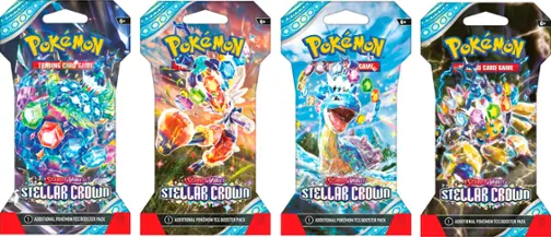 Pokémon - Trading Card Game: Scarlet & Violet - Stellar Crown Sleeved Booster - Styles May Vary