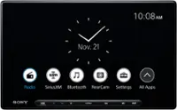 Sony - 10.1" Wireless Apple CarPlay and Android Auto Digital Media Receiver Maestro Compatible - Black - Front_Zoom