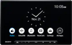 Sony - 10.1" Wireless Apple CarPlay and Android Auto Digital Media Receiver Maestro Compatible - Black - Front_Zoom