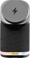 iHome - Power Tower Dual Wireless Bluetooth Charging Speaker with Mood Light - Dark Gray - Front_Zoom