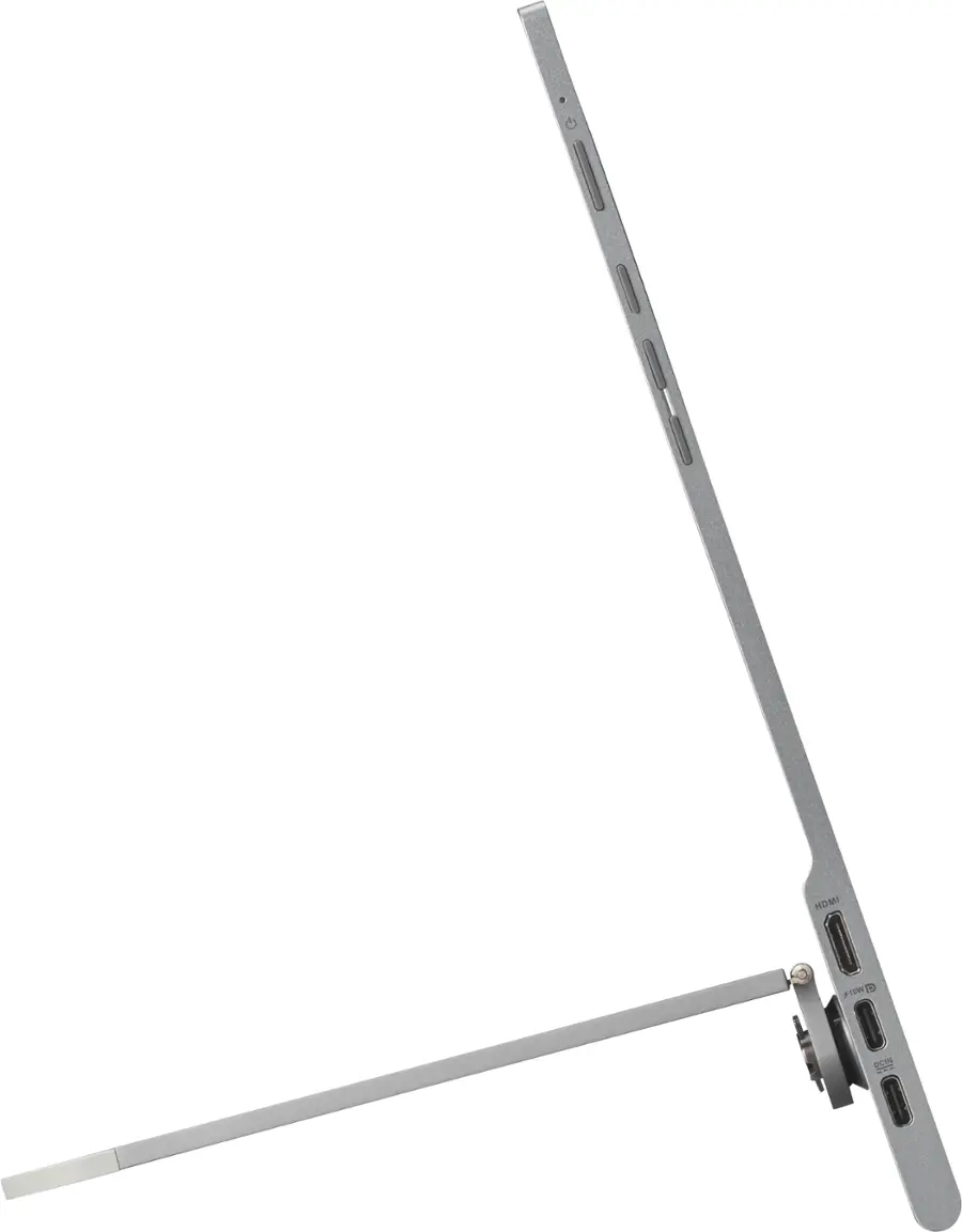 Alt View 11. ASUS - ZenScreen 15.6" OLED FHD 1080P USB Type-C Portable Monitor with Detachable Kickstand - Silver.