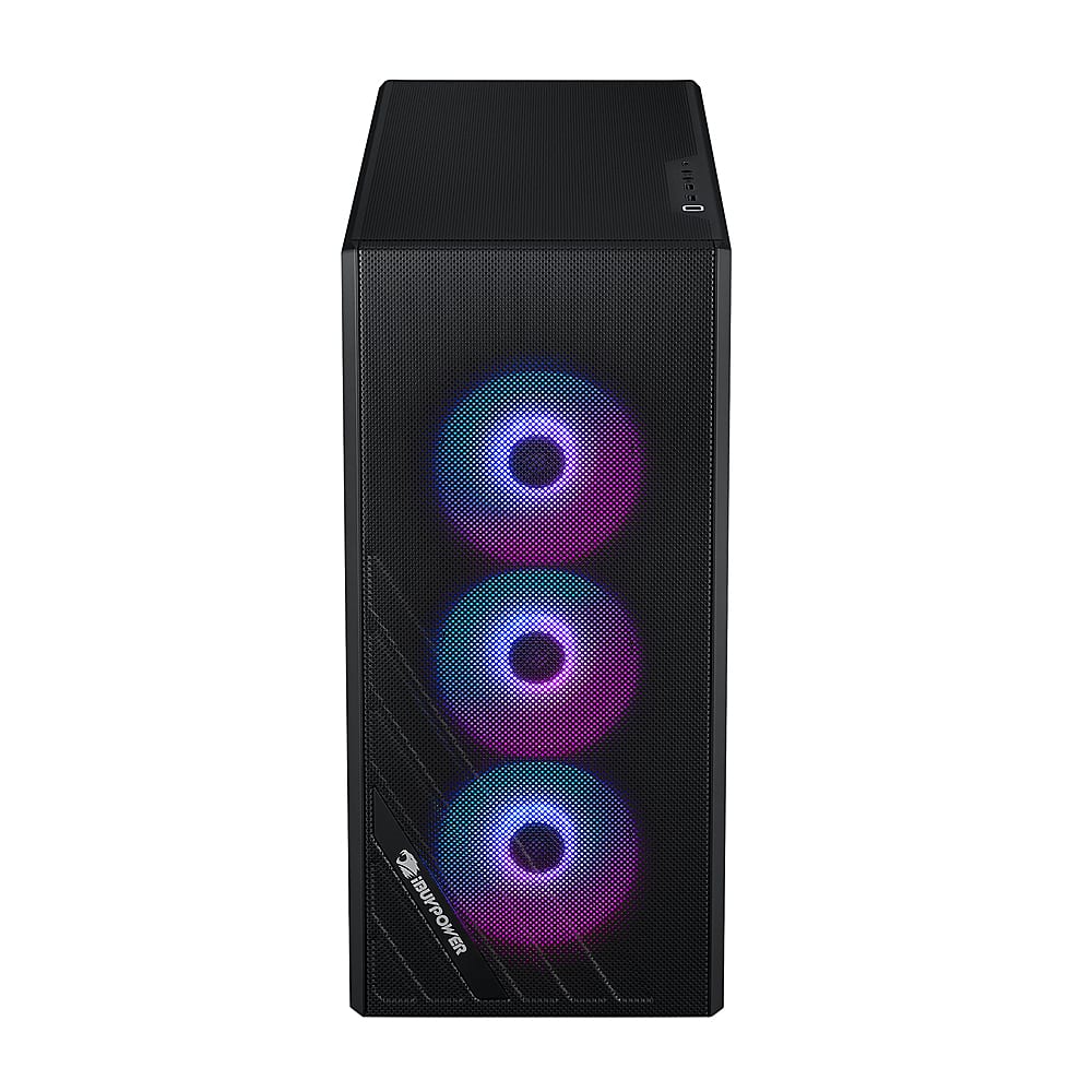 Back. iBUYPOWER - Scale Gaming Desktop - AMD Ryzen 5 4500- 16GB Memory - AMD Radeon RX 6400 4GB- 1TB NVMe SSD - Black.