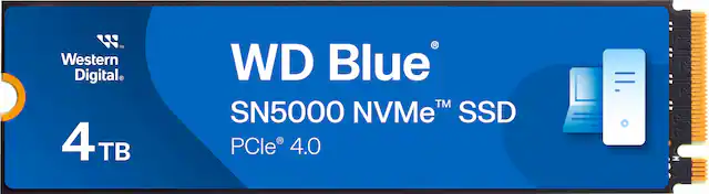WD Blue TM SN5000 NVMe' SSD 3 PCle 4.0 6