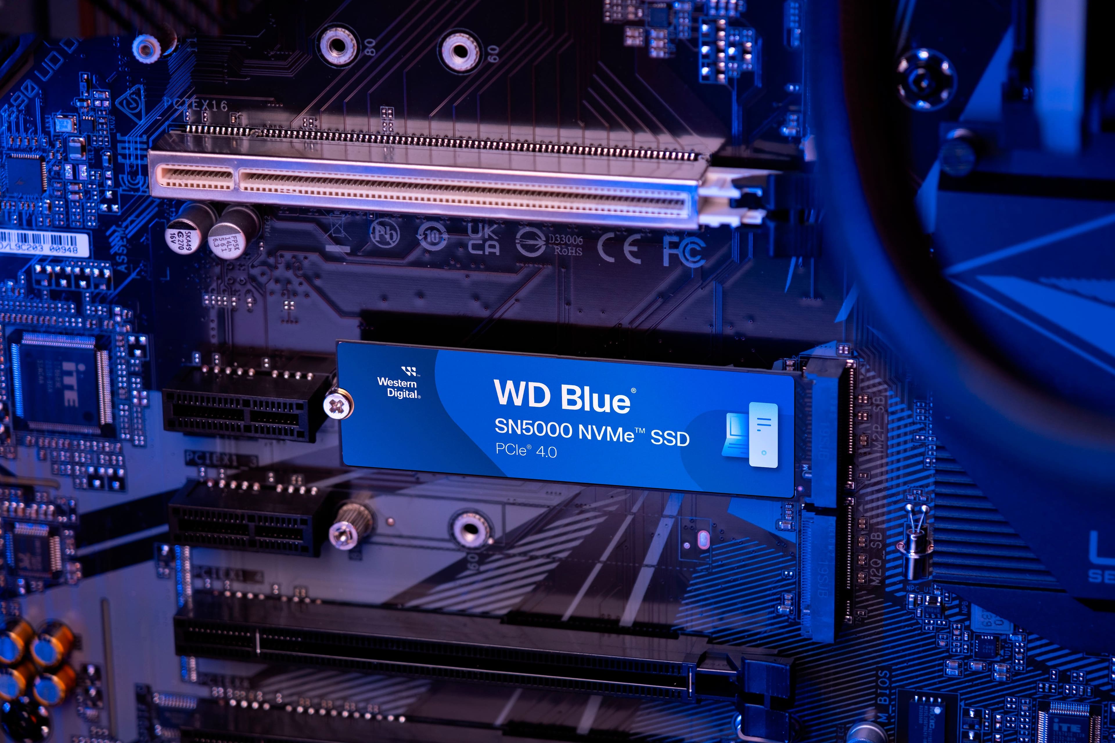 WD Blue SN5000 4TB Internal SSD PCIe Gen 4 x4 NVMe WDBS3F0040BNC-WRSN ...