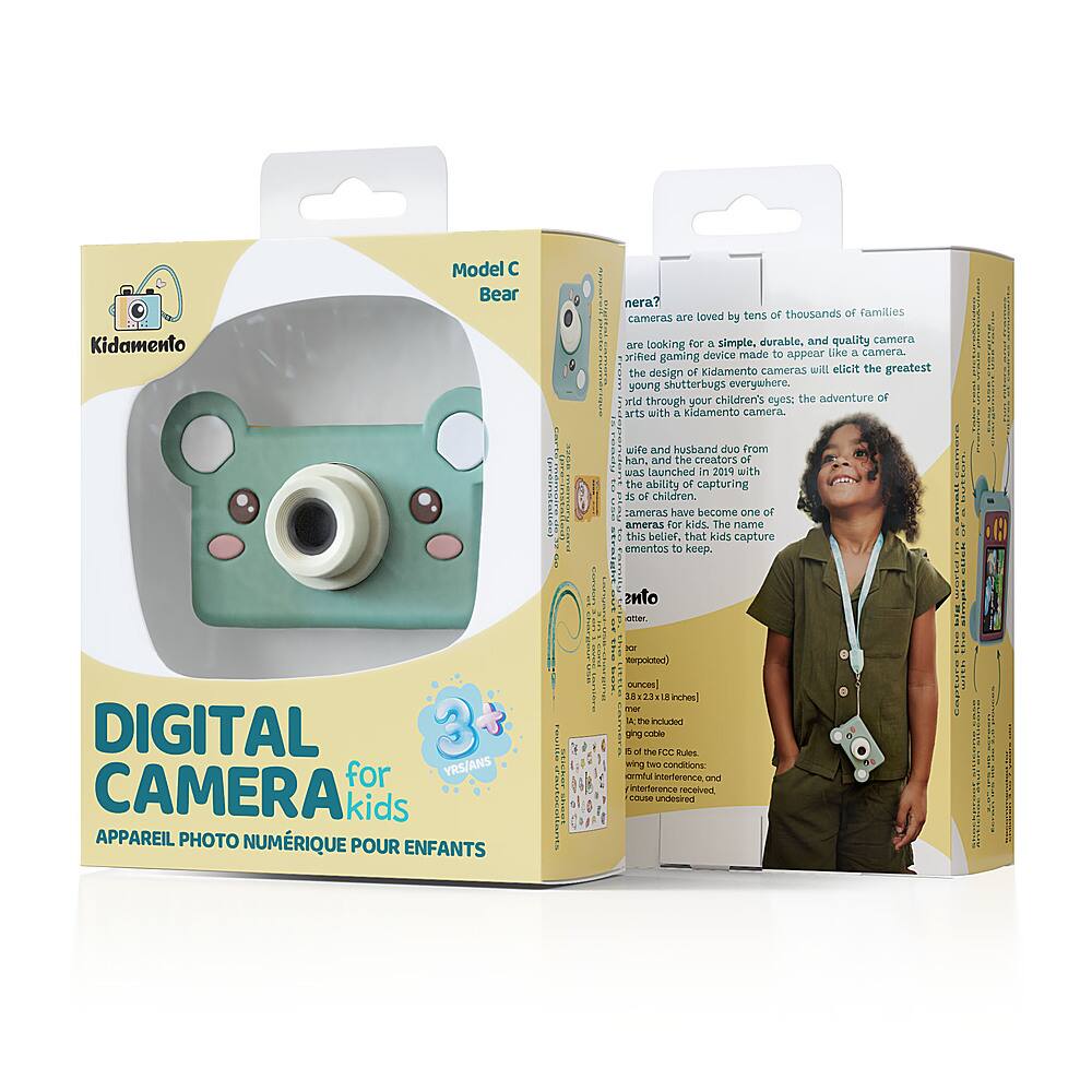 Model Bear Kidamento DIGITAL 3 for YRS/ANS CAMERA kids APPAREIL PHOTO NUMERIQUE POUR ENFANTS | E I i i I : | | nera? loved tens of thousands of families cameras are by for simple, durable, and quality camera are Looking a device made to appear Ske a camera. rified gaming of Kidamento cameras Jiu elicit the greatest the design young shutterbugs everywhere. orlid through children's eyes: the andventure of your arts with a kidamento camera I wite and husband duo from han. and the creators of was aunched in 2019 with E the ability of capturing 25 children. : cameras have become one of ameras for kikds. The name this belief. that kids capture ementos to kp. | t - i : eerpoloted) K TAii cunces! 18 23 - inches - A - ncluaed gng COCA 4 meFCC hues wing ham conditions cbs interference interterance received Las pencebn triPE. tantura