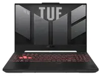 ASUS - TUF A15 15" 144Hz Gaming Laptop FHD - AMD Ryzen 7 7735HS with 16GB Memory - NVIDIA GeForce RTX 4060 - 1TB SSD - Mecha Gray - Front_Zoom