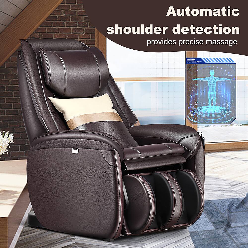 Automatic shoulder detection provides precise massage.