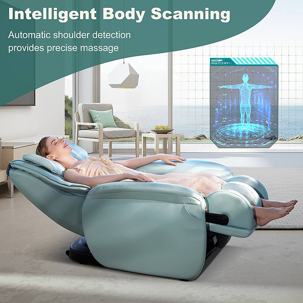 Intelligent Body Scanning: Automatic shoulder detection provides precise massage.