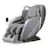 Front. Costway - Comfort Full Body Massage Chair with Voice Control Heat Foot Roller - Grey.