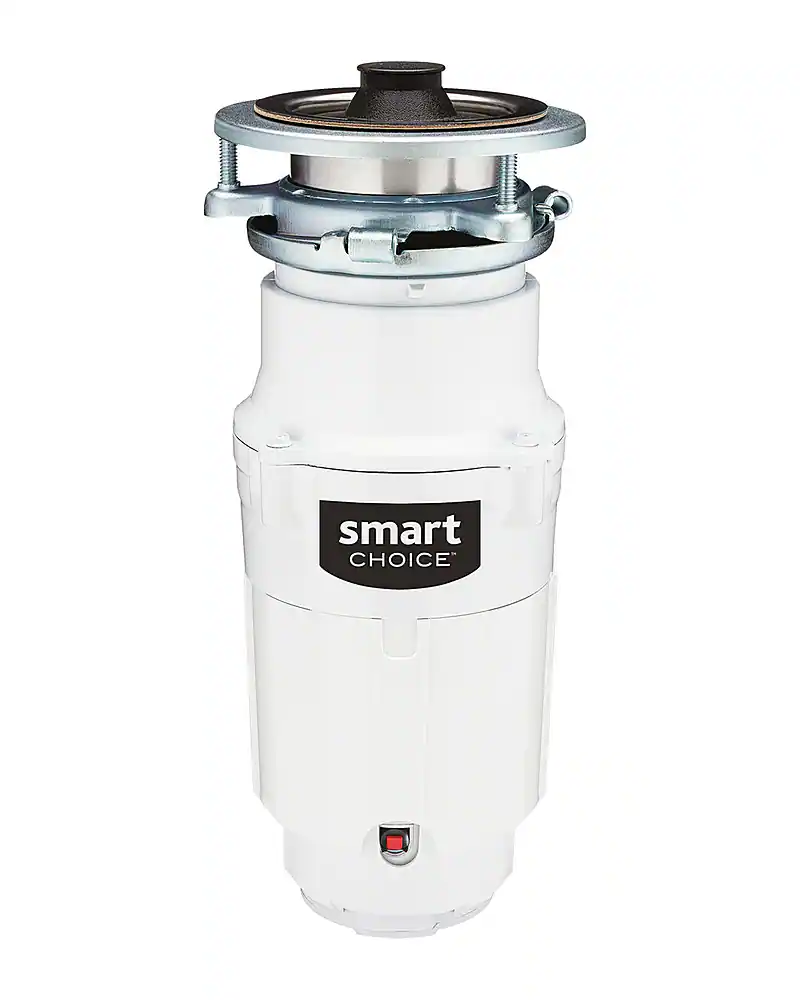 Smart Choice - 1/2HP Garbage Disposal - White