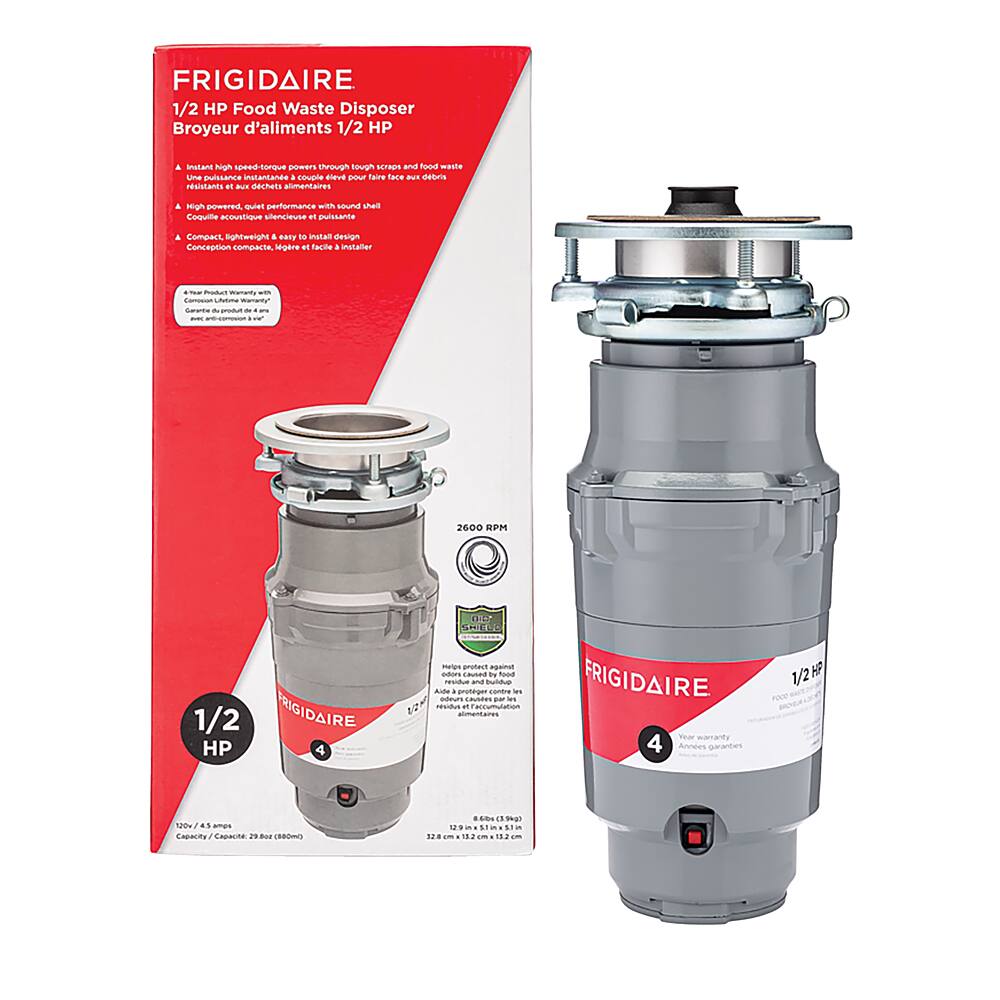 Frigidaire 1/2HP Garbage Disposal Gray FF05DISPD1 Best Buy