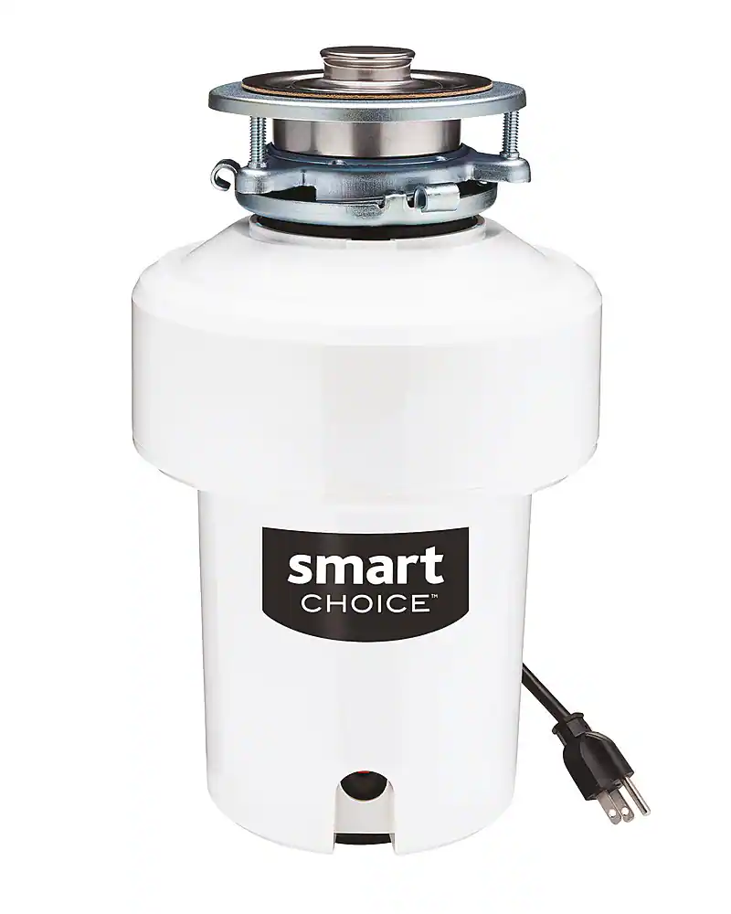 Smart Choice - 3/4HP Garbage Disposal - White