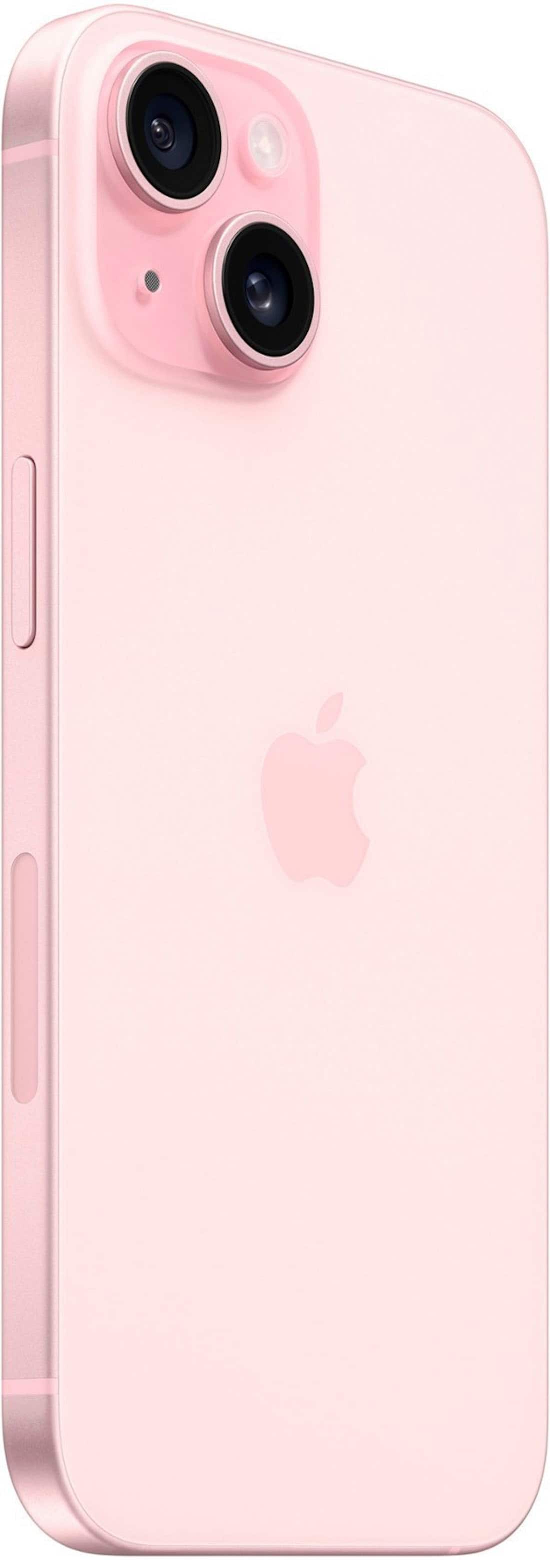 Left. Apple - Pre-Owned iPhone 15 5G 128GB (Unlocked) - Pink.