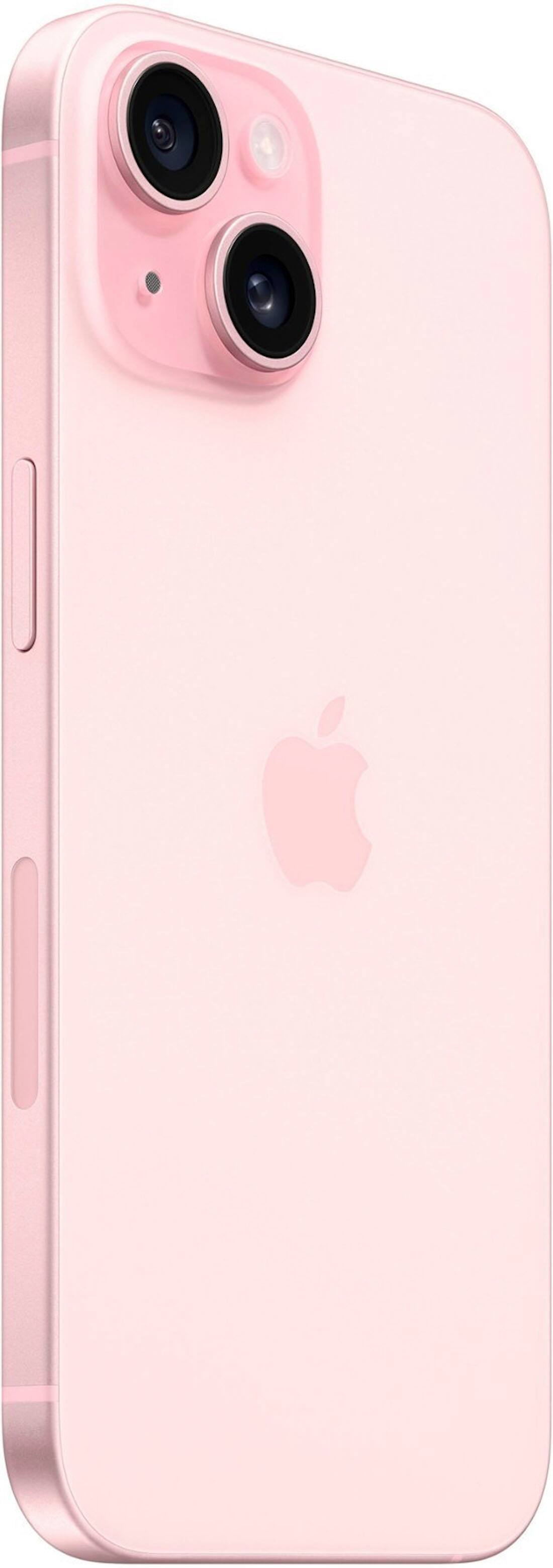 Left. Apple - Pre-Owned iPhone 15 5G 128GB (Unlocked) - Pink.