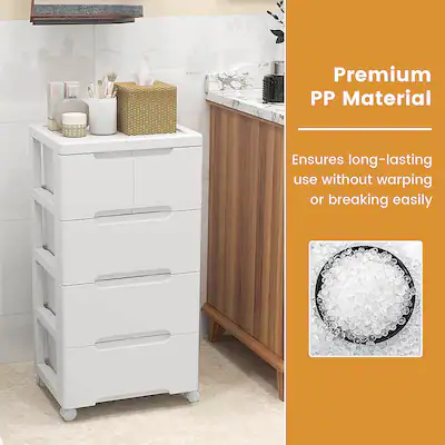 plastic dresser Storage Bedroom 6 Drawer Clothes Organizer Tower Cabinet Office Or bothered by the cluttered arrangement Costway Rolling Storage Cabinet with