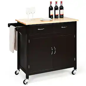Kitchen island cart