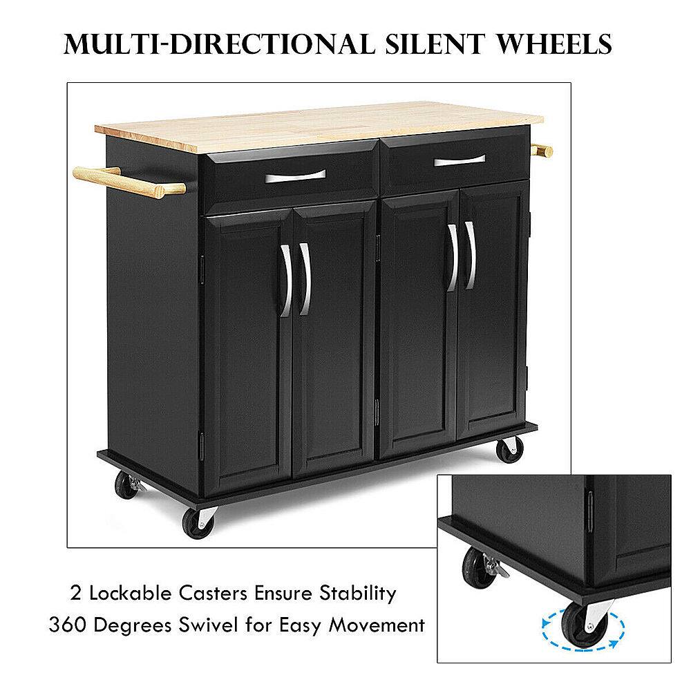 Multi-Directional Silent Wheels: 2 Lockable Casters Ensure Stability, 360 Degrees Swivel for Easy Movement