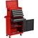 Alt View 19. Costway - Costway 2 in 1 Tool Chest & Cabinet with 5 Sliding Drawers Rolling Garage Box Organizer - Black/Red.