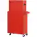 Alt View 20. Costway - Costway 2 in 1 Tool Chest & Cabinet with 5 Sliding Drawers Rolling Garage Box Organizer - Black/Red.