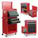 Front. Costway - Costway 2 in 1 Rolling Cabinet Storage Chest Box Garage Toolbox Organizer with 6 Drawers - Black/Red.