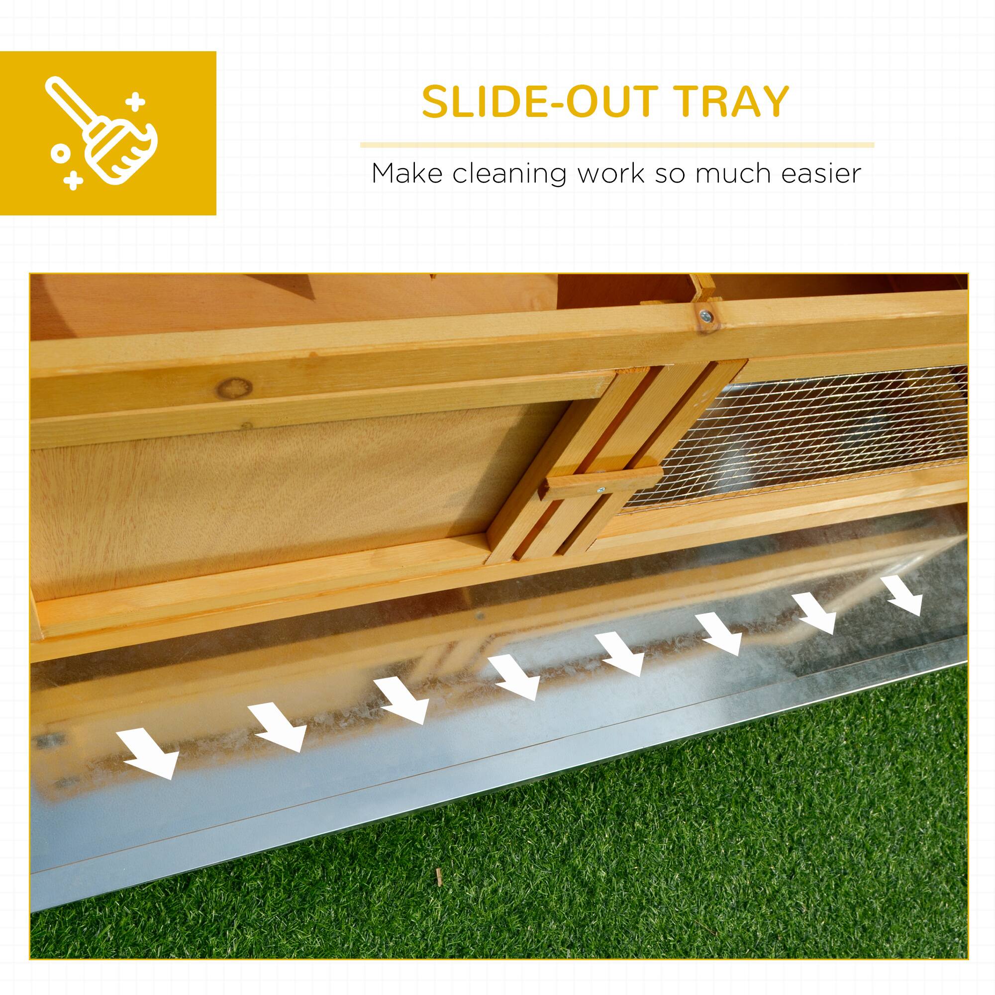 SLIDE-OUT TRAY

Make cleaning work so much easier