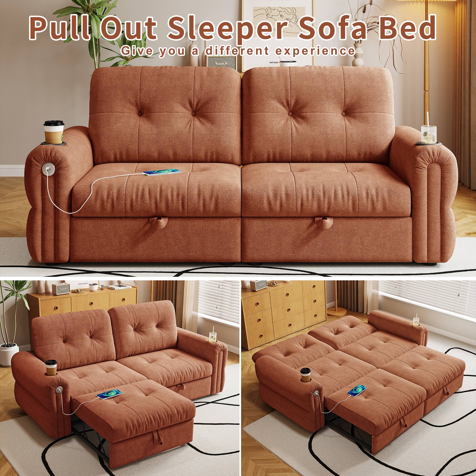 Pull Out Sleeper Sofa Bed Give you a different experience