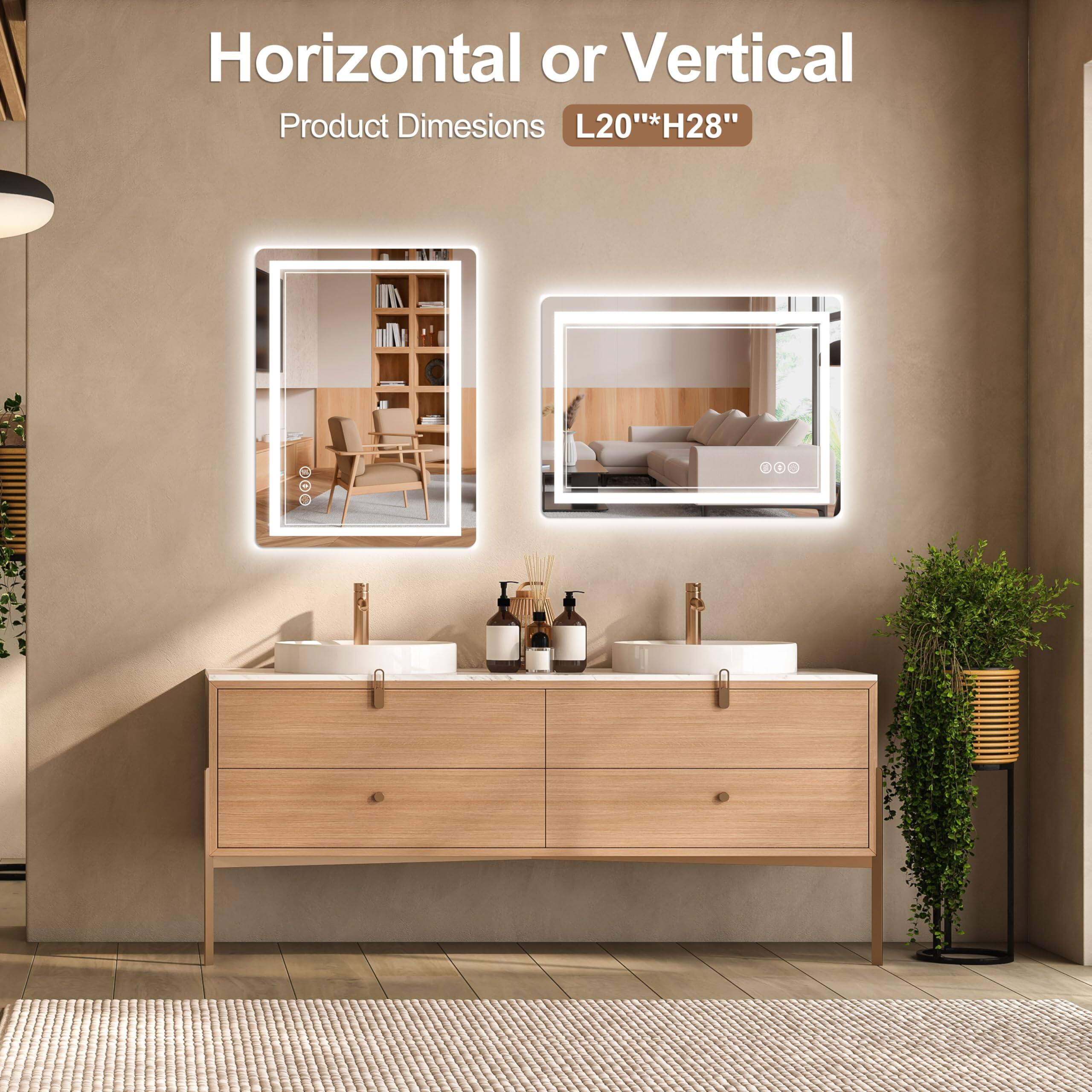 Horizontal or Vertical  
Product Dimensions  
L20" x H28"