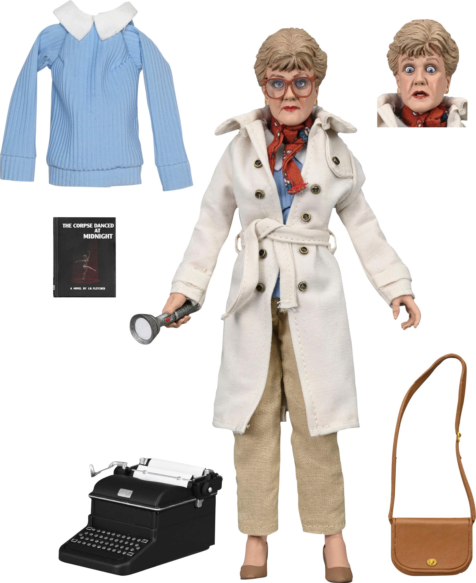 NECA - Murder She Wrote - 8” Clothed Action Figure - Jessica Fletcher - Front_Zoom