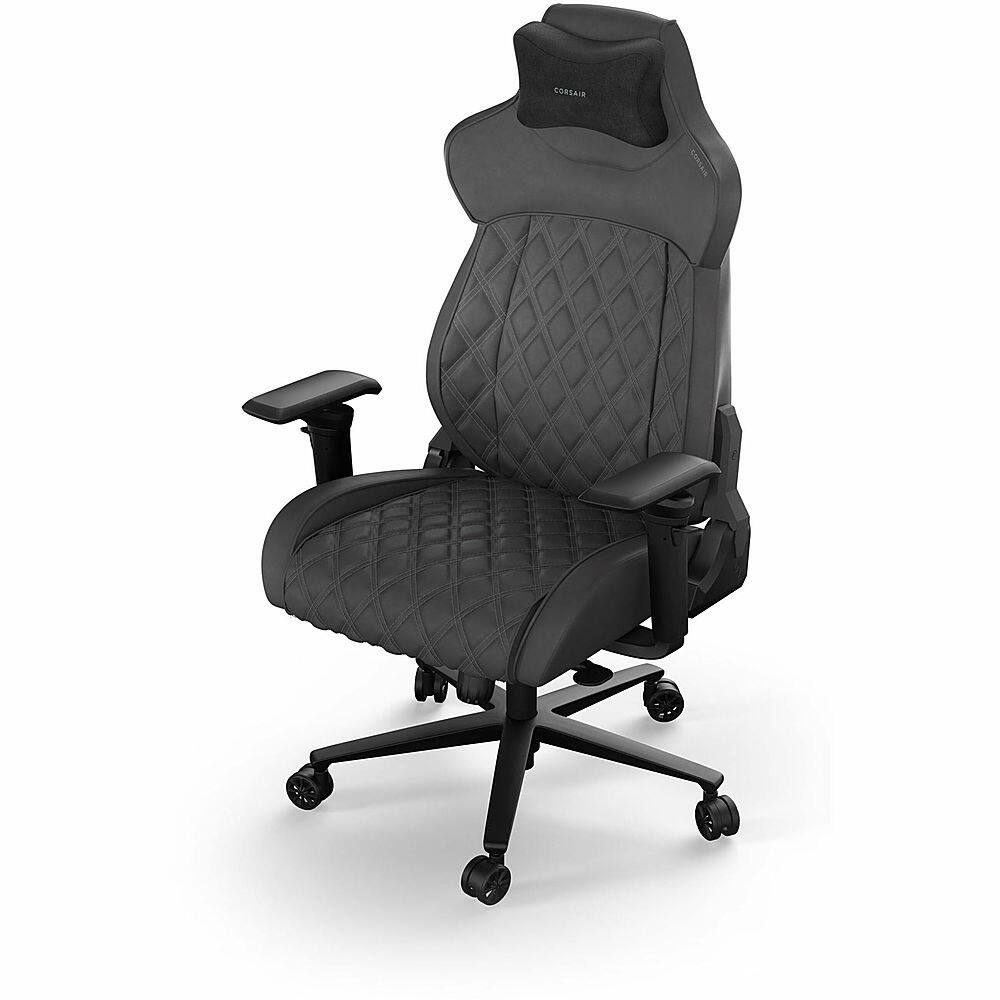 Left. CORSAIR - Gaming Chair - Shadow, Gray.