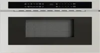 Zephyr - 30 in. 1.2 cu. ft. Built-In Microwave Drawer - Stainless Steel - Front_Zoom