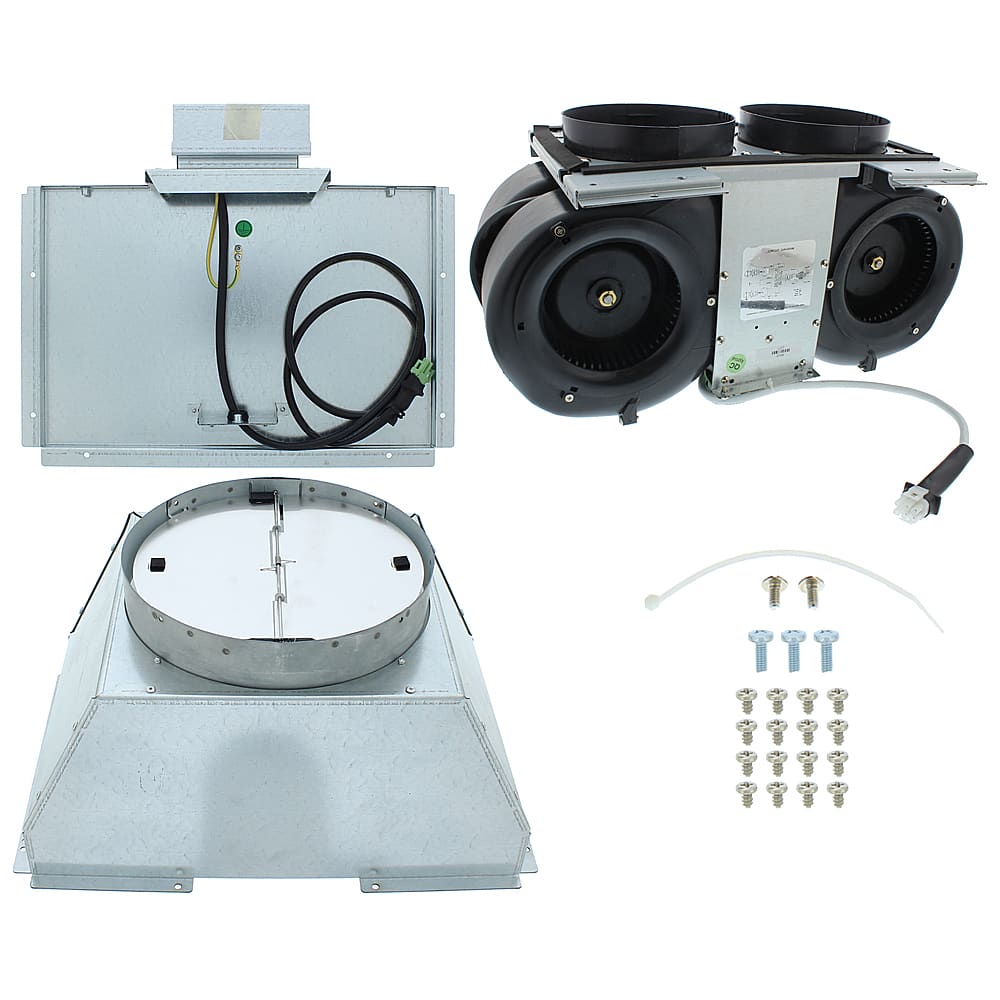 Zephyr - Motor 1100 CFM Dual Internal Blower for Range Hoods - Black - Front_Zoom