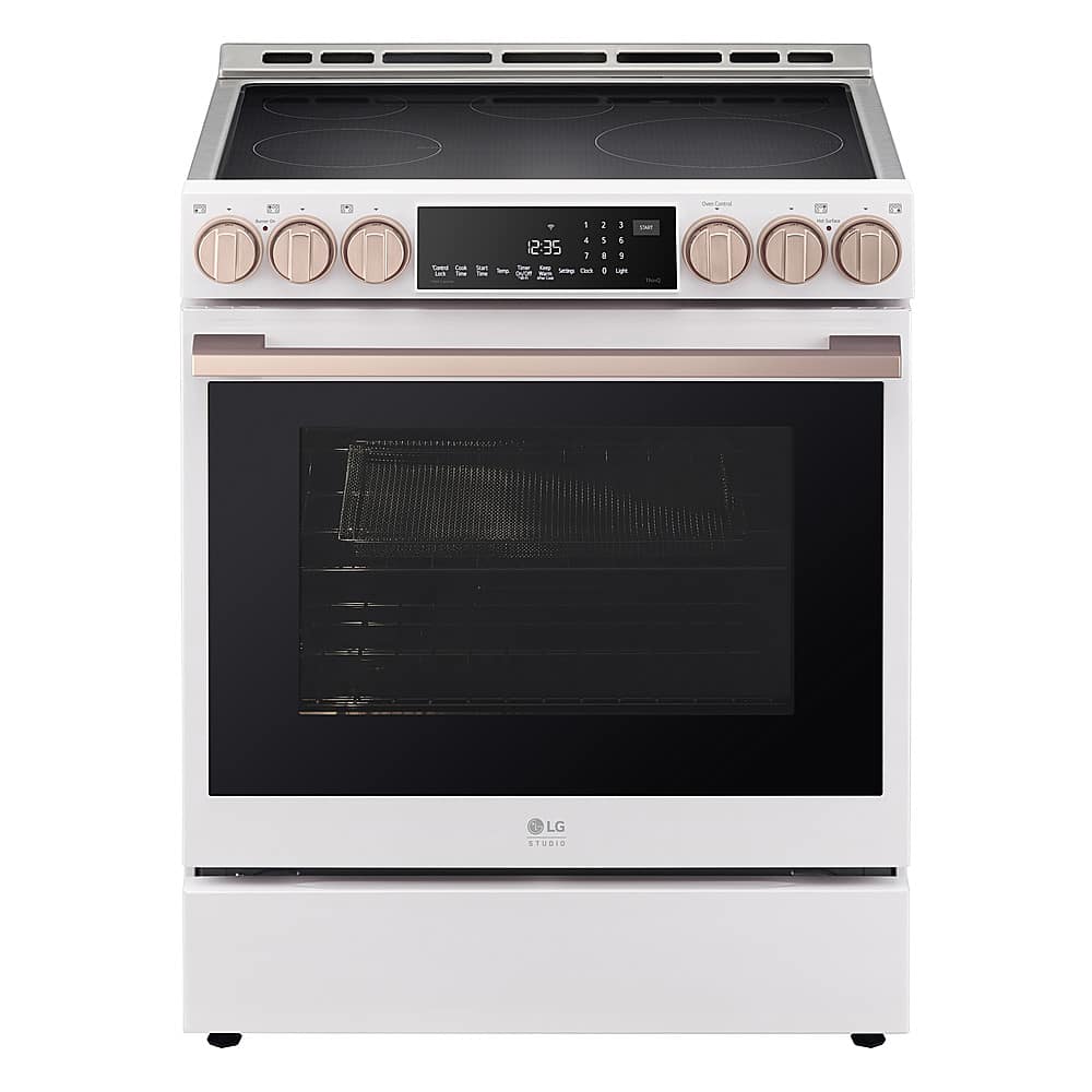 The text on the image is:
"LG Studio 1.5 cu. ft. Digital Convection Oven"