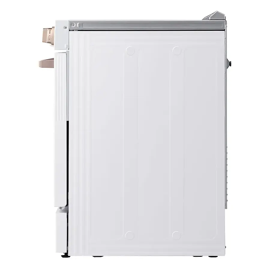 Alt View 24. LG - STUDIO 6.3 Cu. Ft. Slide-In Smart Electric Induction True Convection Range with EasyClean and Air Sous Vide - Essence White.