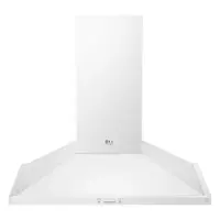 LG STUDIO - 36 inches - Externally Vented - Wall Range Hood - Essence White - Front_Zoom