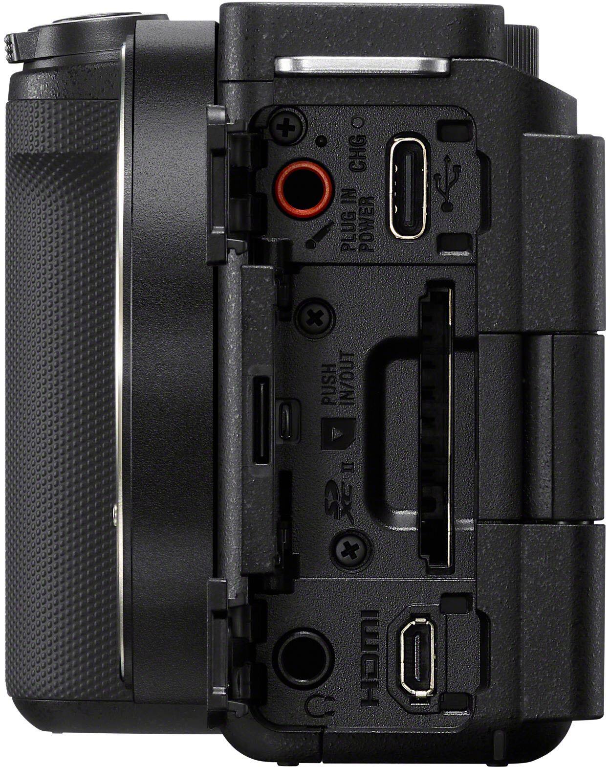 The text on the image reads: "Power switch Push in/out."