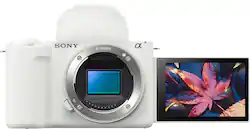 Sony - Alpha ZV-E10 II Mirrorless Content Creators' Camera - Body Only - White - Front_Zoom